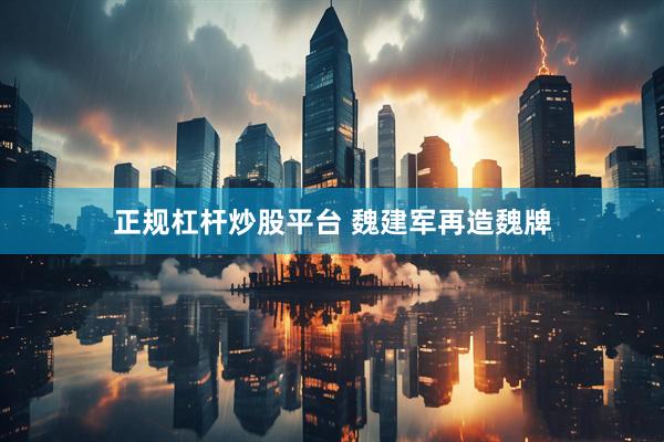 正规杠杆炒股平台 魏建军再造魏牌